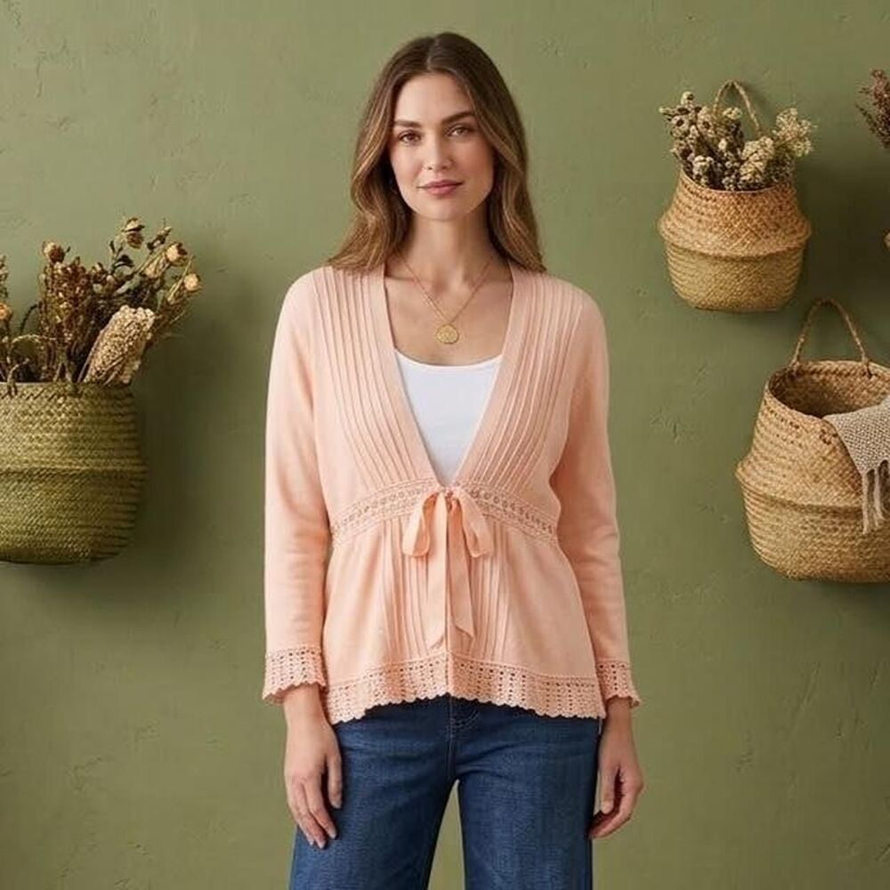 Inc-international-concepts Women's Pink and Orange Cardigan